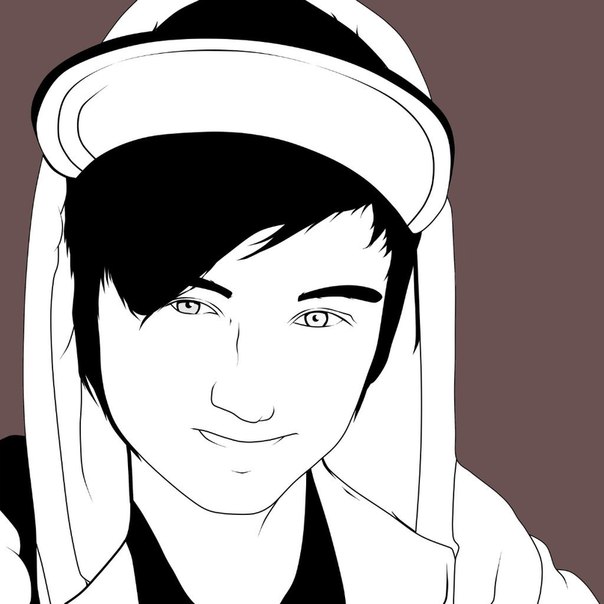 BLACK AND WHITE ART (Чёрно-белый портрет)